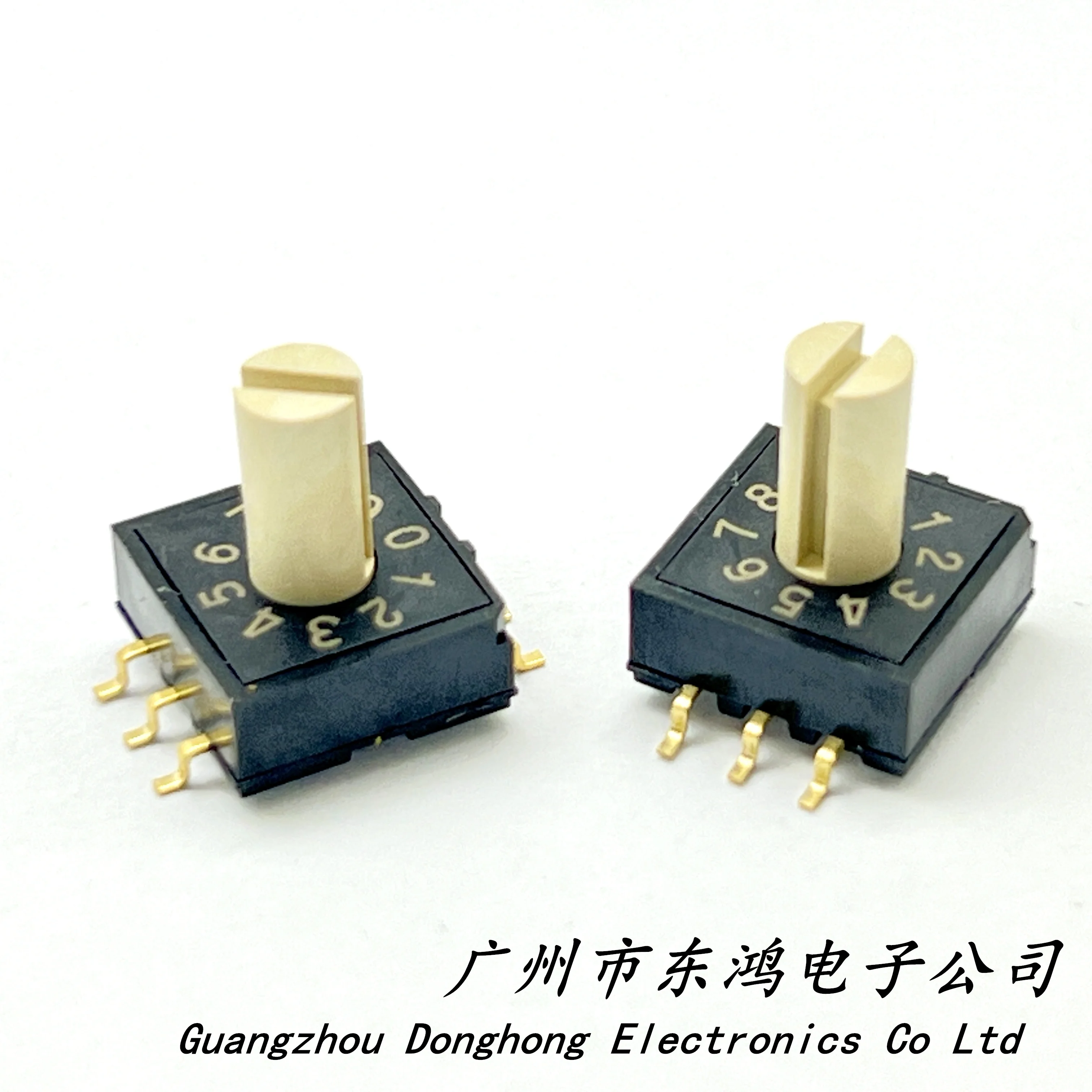 1PCS RM3HAF-10R Rotary Encoder Switch Dial Switch 10 0-9 Coding Patch 3:3 With Handle Rotary Coding