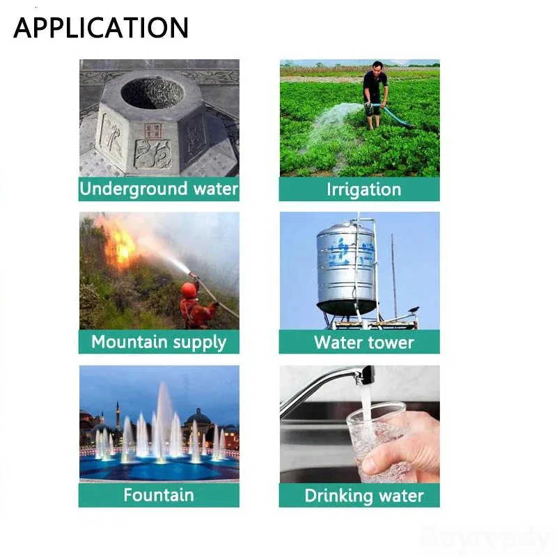 9m Wire Lift = 30m-45m 20L/min 12V 24V Solar Pump Deep Well Water Pump Screw Submersible Irrigation Garden Home Agricultural liquid transfer pump,submersible booster pump