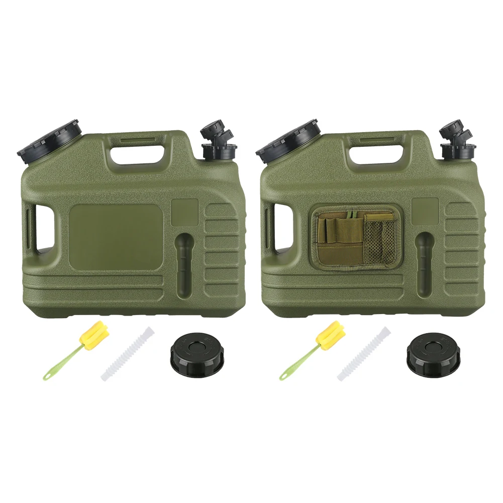 5-13L Outdoor Camping Water Bucket Portable Drinking Water Bag No Leakage Large Capacity Tank for Car Truck Travel Driving