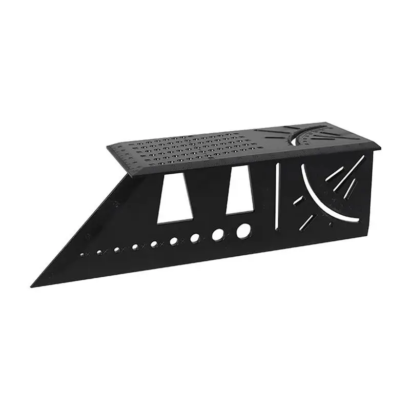 Carpenter Measuring Tool Carpenter Line Square Measuring Ruler 45 Degree 90 Degree Line Ruler 3D Angle Dovetail Shape For Home DIYwoodworking Tools,carpenter measuring tool,angle measuring tool,woodworking measuring tool