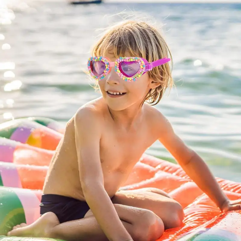 Waterproof Children's Swimming Goggles Colorful Swimming Glasses Cute Kids Swim Training Goggle Anti Fog UV Protection Sunglasse