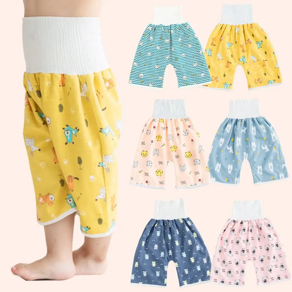 

Infants Nappies Cotton Pant Nappy Changing Children Underwear Baby Diapers Sleeping Bed Clothes Training Pants 2 in 1 Diaper