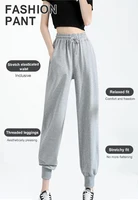 Fashion Womens Casual Sports Pants Running Workout Jogging Warm Fleece Trousers Couple Solid Outdoors Sweatpants Streetwear - Image 2