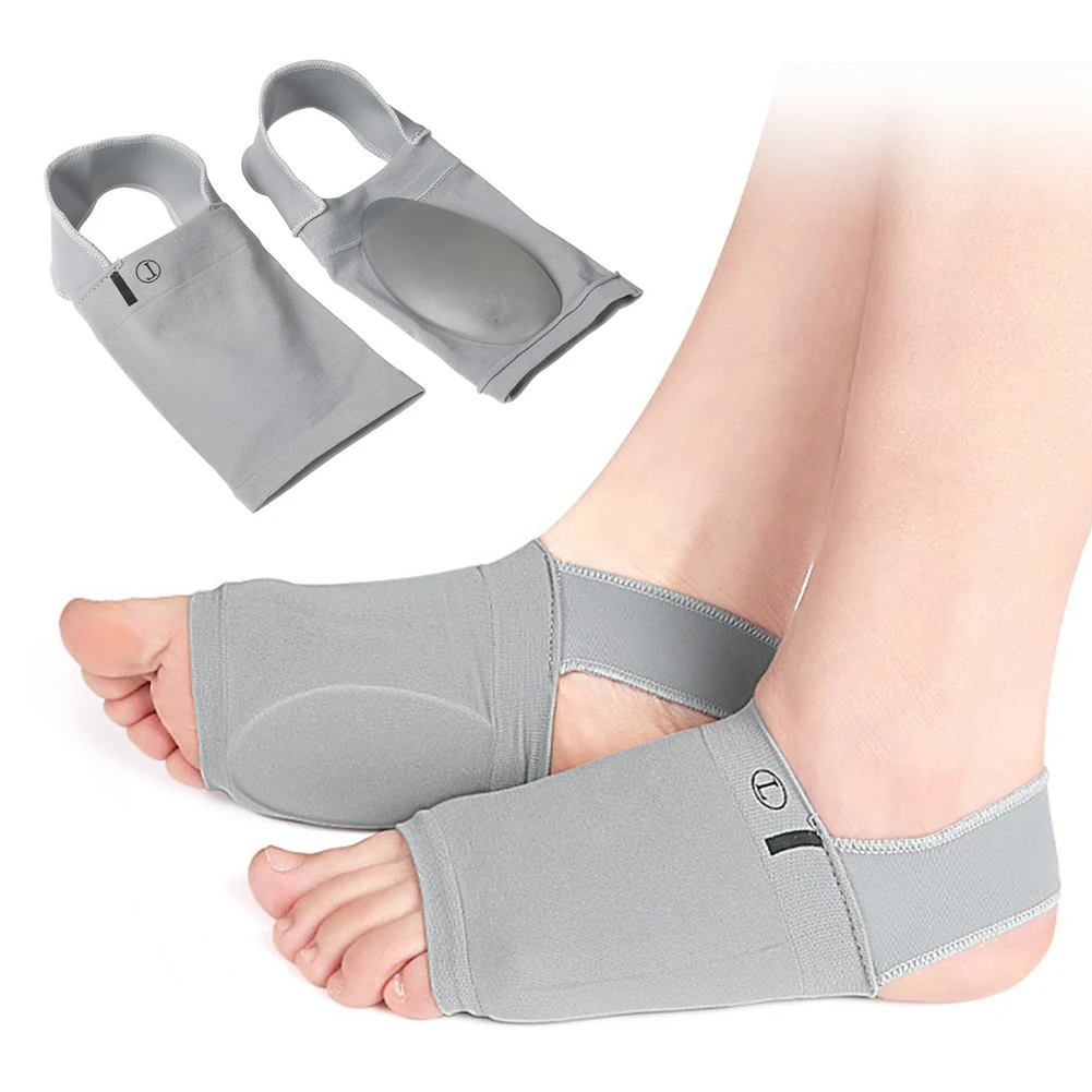Flat Feet Relieve Pain Sleeve Socks Insoles Pads 1 Pair