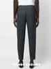 Miyake Pleated Men Pencil Pants High Waist Homme Causal Men's Casual Pants 2