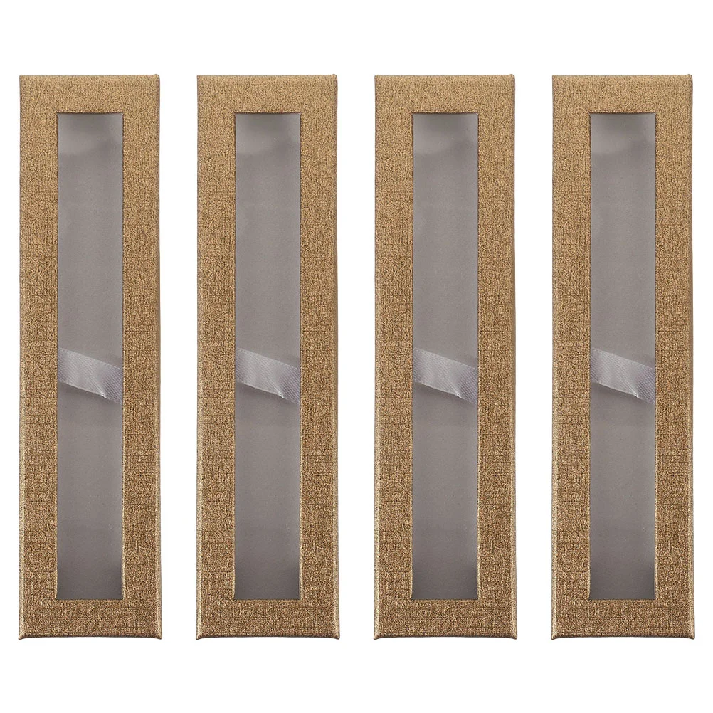 

4pcs Fountain Pen Display Boxes Gift Pen Packing Boxes Pen Present Wrapping Box