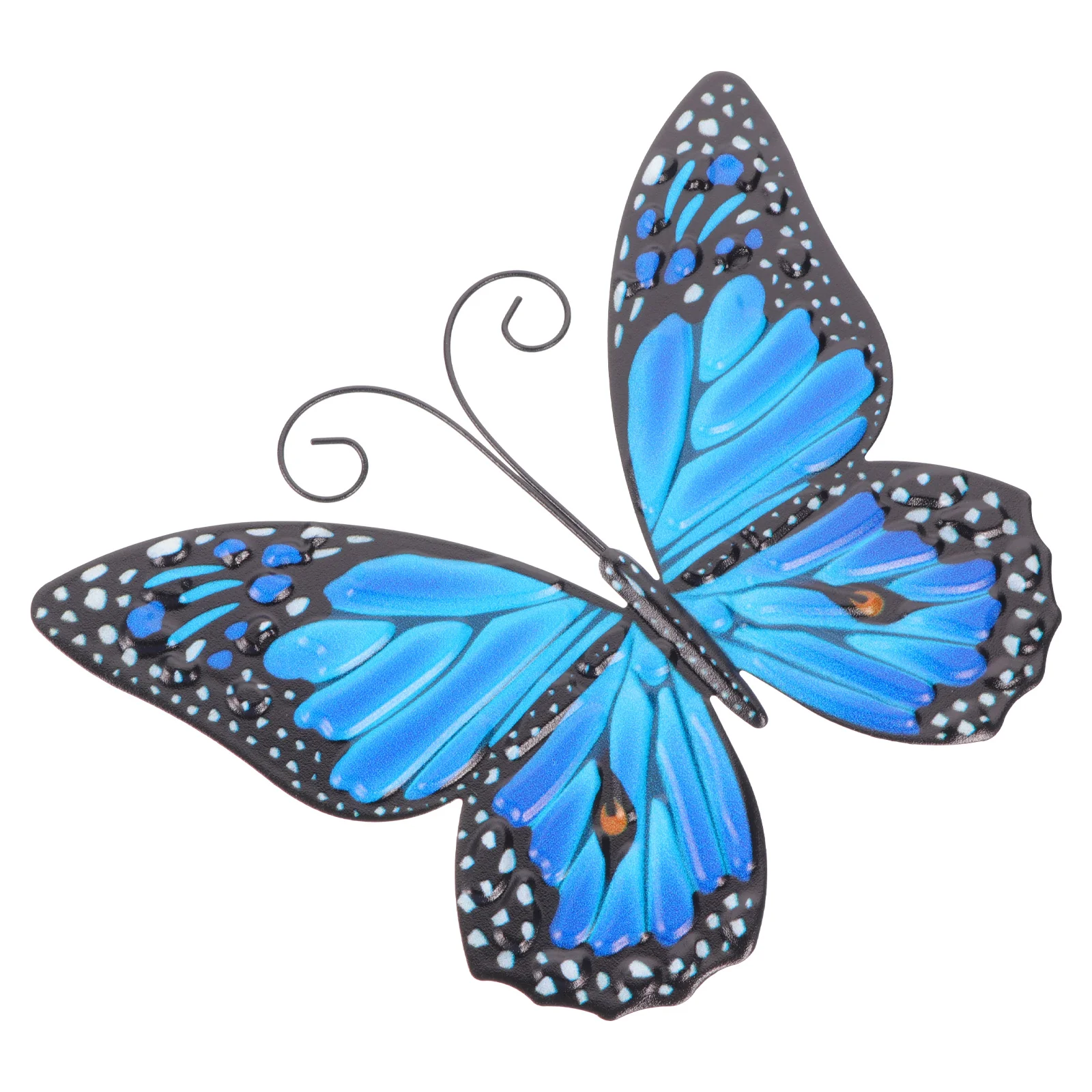 

3D Metal Butterfly Wall Art Hanging Decor Vintage Wrought Iron Wall Stickers Sculpture Garden Home Party Decoration