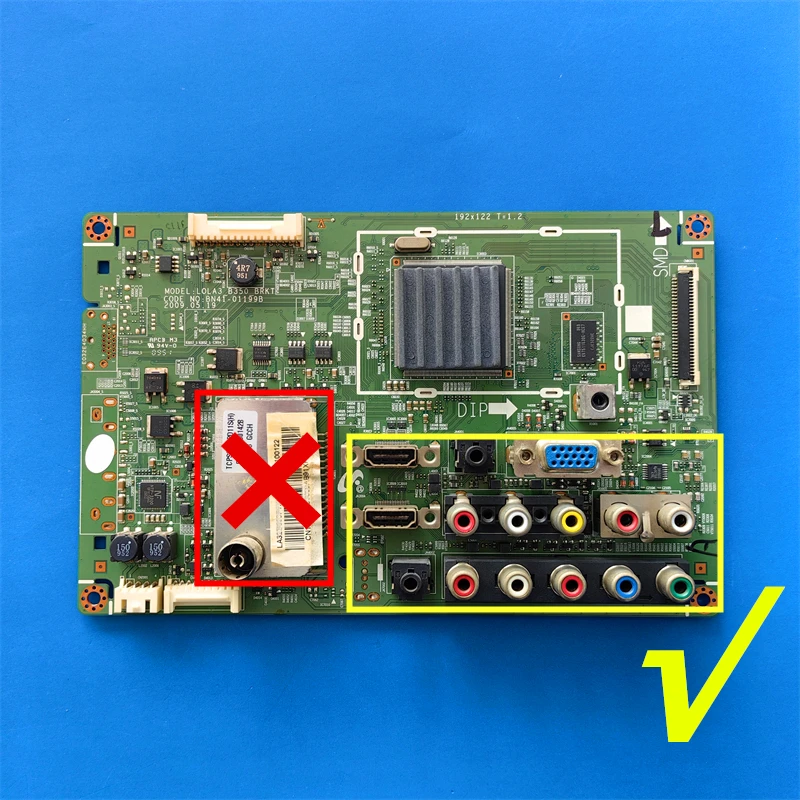 Motherboard BN94-03093C BN91-04110C BN91-04396C For  TV LN32B350F1XZS LN32B350F1 LN32B350 Main Board BN41-01199A 01199B