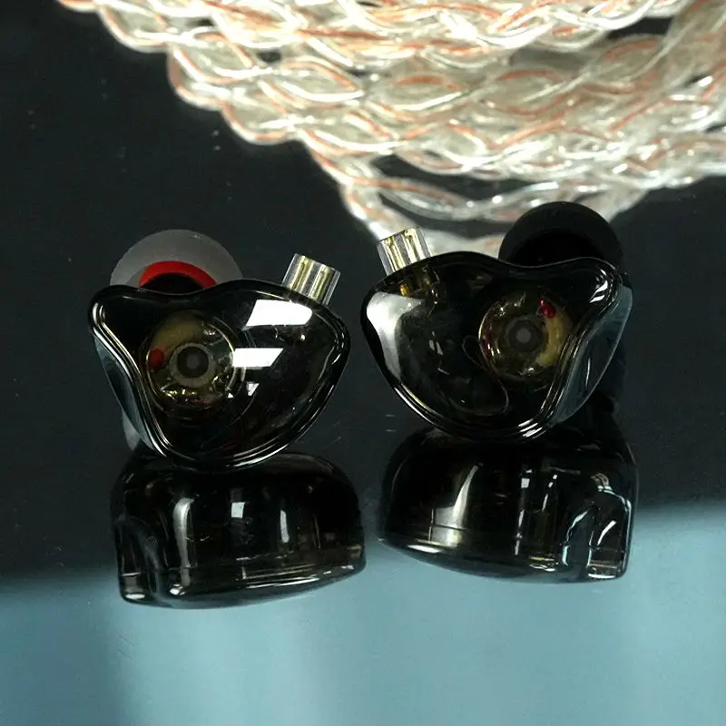 XINHS HS05 Hochleistungs-Dynamische Treiber IEMs Austauschbare In-Ear-Kopfhörer mit Titan-Verbundgehäuse