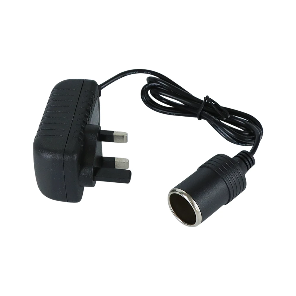 가정용 담배 라이터 어댑터 전원 어댑터 소켓, 미국, EU, UK, 220V 12V