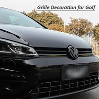 Bandes de Calandre de Voiture pour Golf 7 7.5 Rline, Autocollants Décoratifs pour VW, Logo Noir Brcorporelle, Accessoires Automobiles, 2/3 Pièces 5