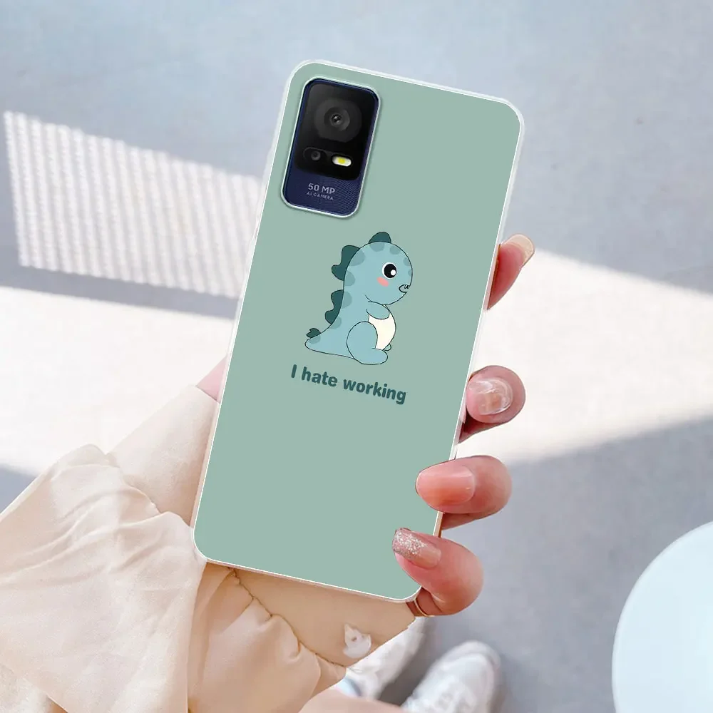 JEZSTHAI Cover Compatibile con Blackview OSCAL C20 Custodia in Silicone TPU Morbido con Cordino/Laccio Tracolla Cellulare,Antiurto AntiGraffio Protettiva Bumper Case con Disegno Motivi,Cover*A01