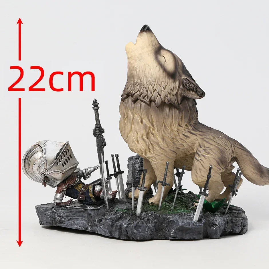22cm Dark Souls The Great Grey Wolf Sif Collection Figure