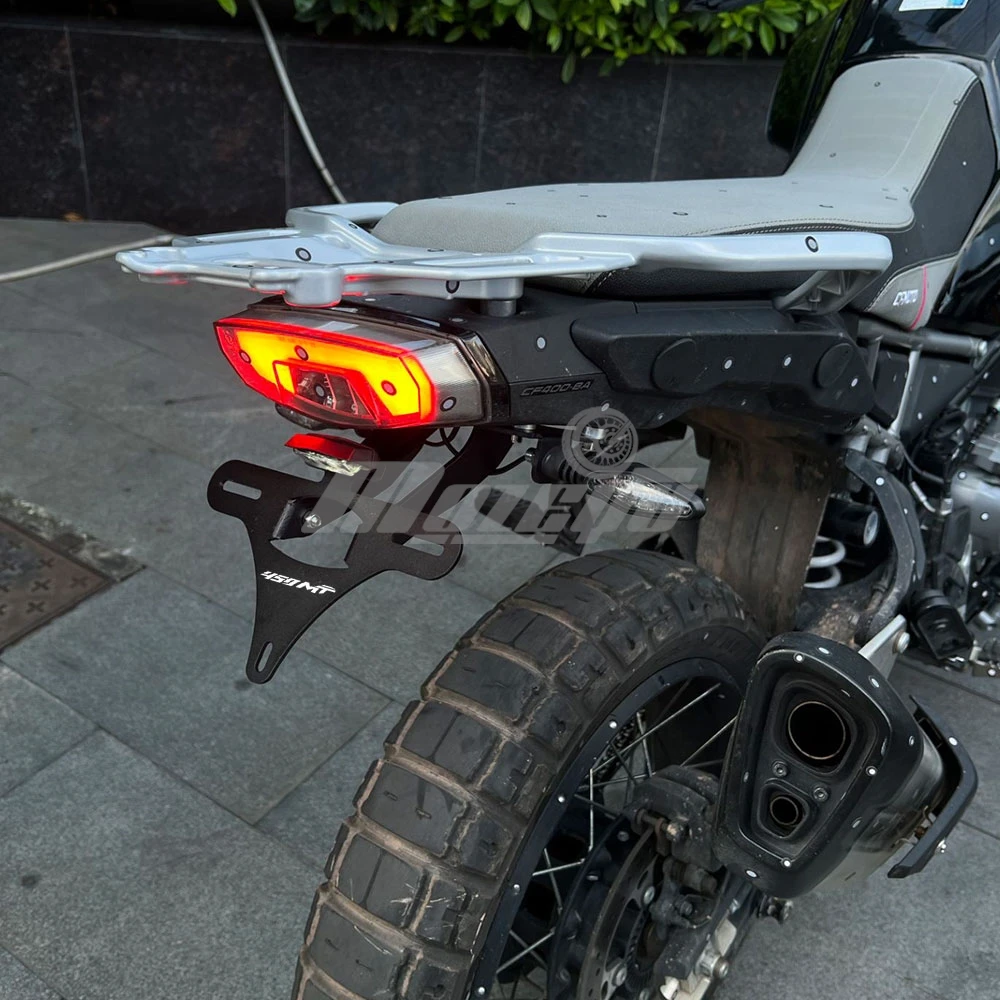CFMOTO 450MT IBEX 450 2024-2026 800MT-X Rally 800 MT-X 2024-2025-2026-2027용 번호판 홀더 숫자 제거 펜더 키트