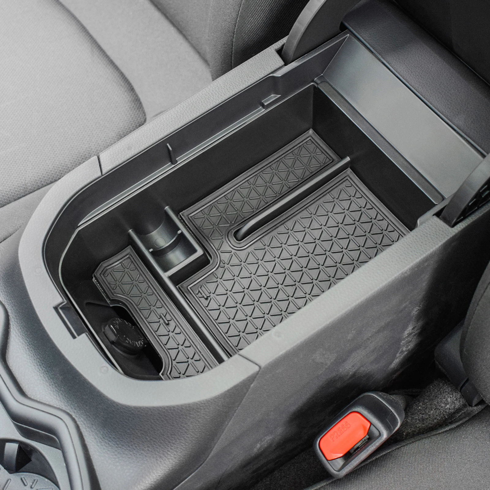 Bandeja Organizadora De Consola Central Compatible Con Toyota RAV4 2023 2022 2021 2020 2019 Accesorios Para Reposabrazos Borde Azul