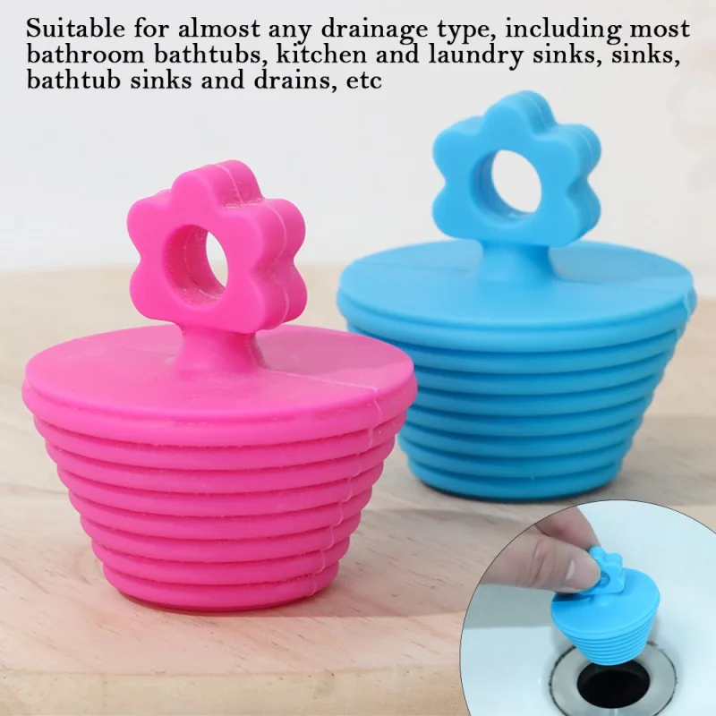 Universal Sink Stopper Silicone Bathtub Stopper,Kitchen Sink Drain