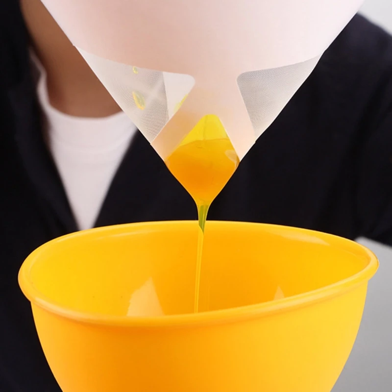 3D 프린터 용지 깔때기 자동차 페인트 필터 산업용 코팅 일회용 두꺼운 종이 필터 및 실리콘 깔때기