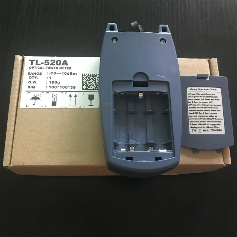 High-precision Mini Hand Held TL-520 Optical Power Meter TL520A Tester Optical Fiber Instrument -70~10dBm