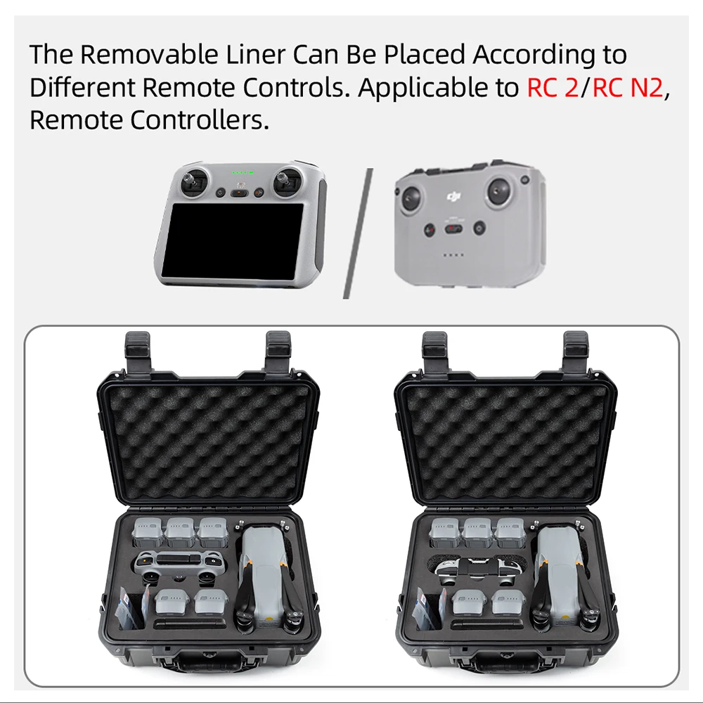 Explosion-proof Safety Box drone storage bag dji case drone case For DJI AIR 3/3S Storage Bag Water-proof Handbag Hard Shell Case Carrying Box For DJI RC 2/RC N2