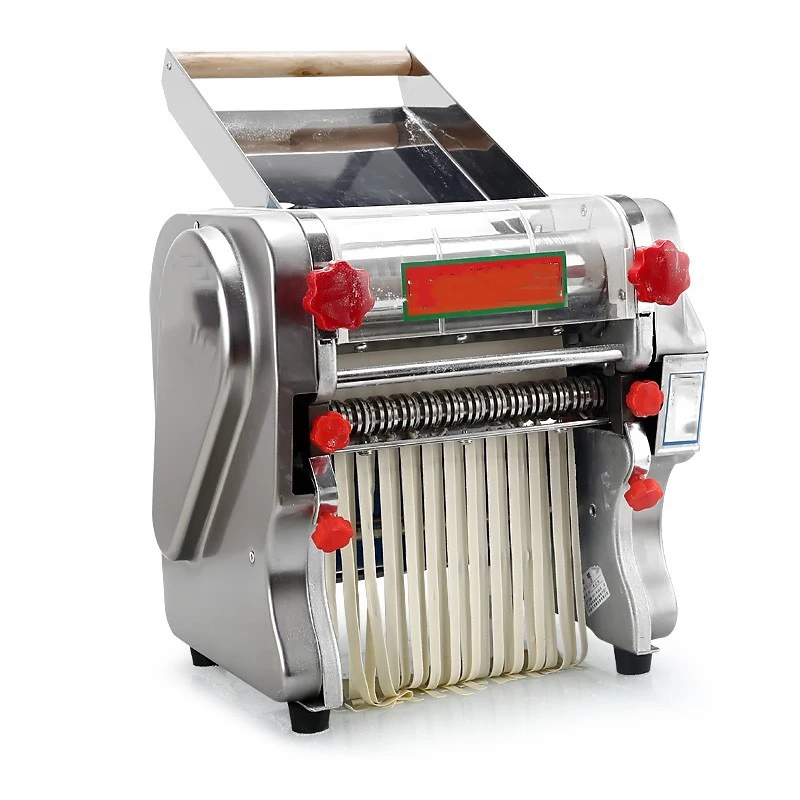 Pasta Dumpling Maker Machine Upgrade-Full Stainless Steel Electric Noodle Machine For Commerical/Home Manual Dough Laminator Bar