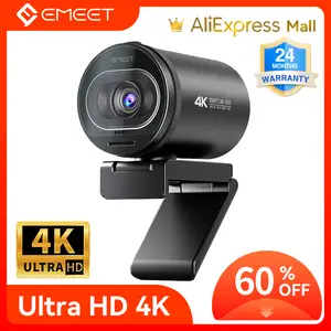 4K Webcam 1080P 60FPS Autofocus Streaming Web Camera EMEET S600 Living  Stream Camera With Mics&Privacy Cover for Tiktok/ - AliExpress