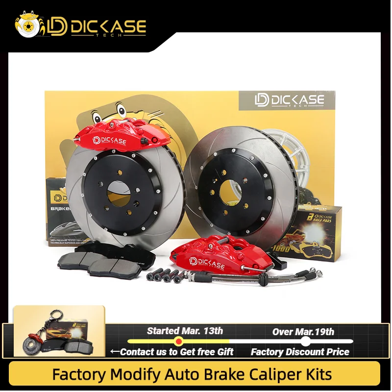DicaseAutoRacingBrakeSystem4PotCaliperwith33028mmDiscfor