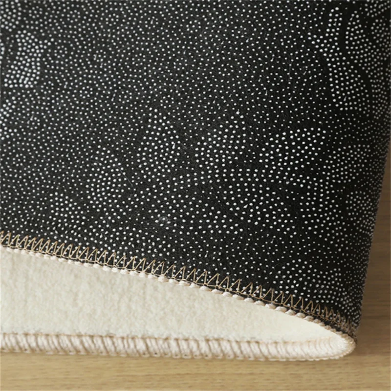 Cream Style Living Room Decoration Round Carpet Light Luxury Rugs for Bedroom Fluffy Soft Study Rug Thick Plush Lounge Floor Mat 6