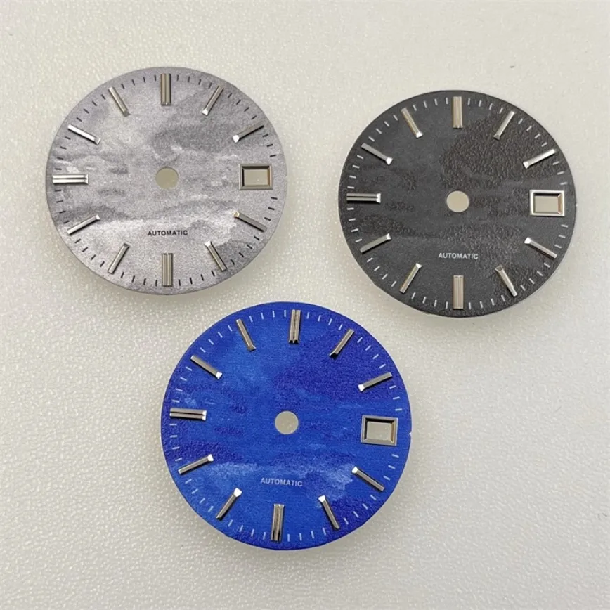 

NH35 Dial 28.5MM White Blue Black Diving Watches GS Dial for NH35 Movement Watch Accessories
