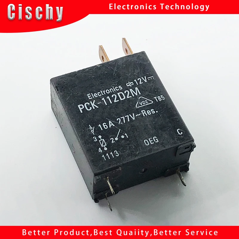 1 unids/lote PCK 112D2M 12VDC 16A original, en Stock|Relés| - AliExpress