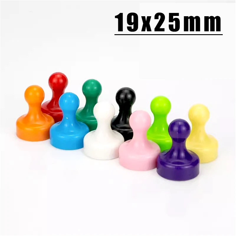 Magnetic Push Pins 5/10/15/20/25 Pcs Super Strong Neodymium Magnetic Pushpins Sucker Thumbtack N52 Fridge Magnets Push Pin Refrigerator Whiteboard neodymium magnets