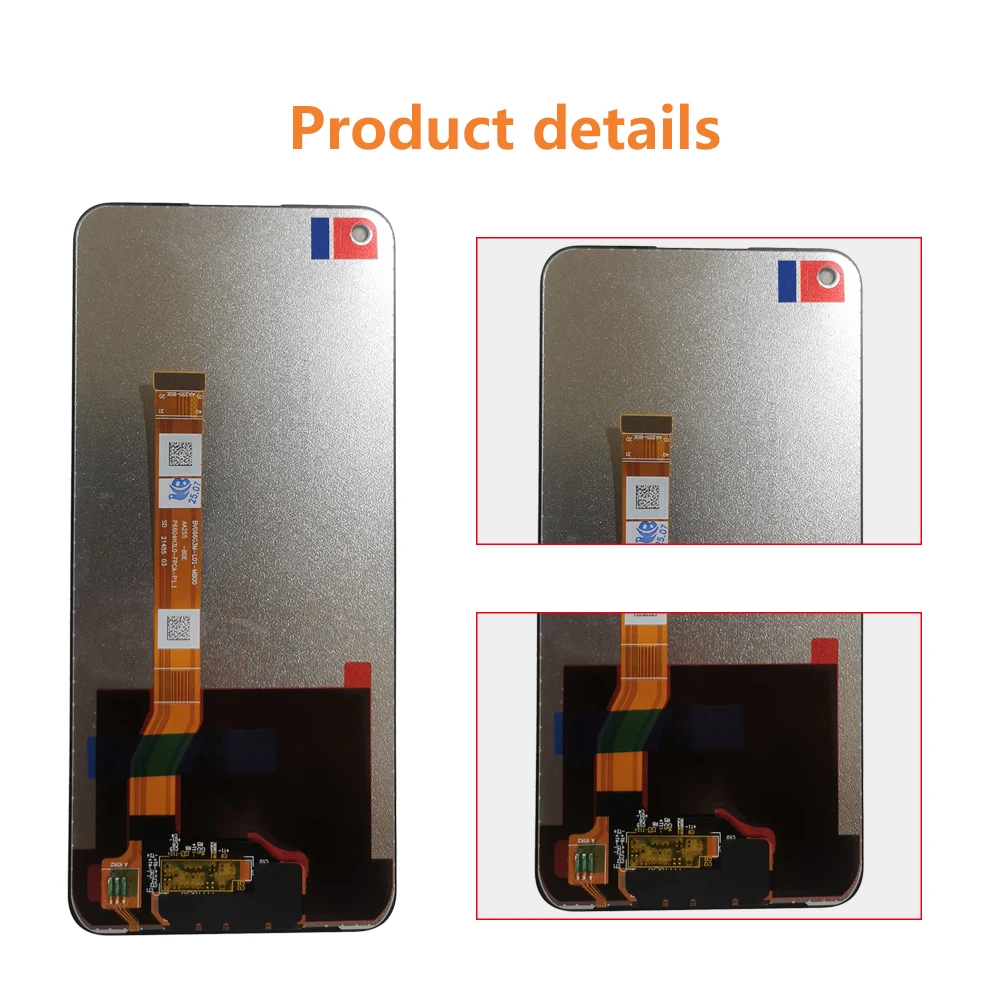 Écran LCD + Vitre Tactile Pour Oppo A76 (CPH2375) - 6.56" Noir - Neuf Avec Outils Et Colle