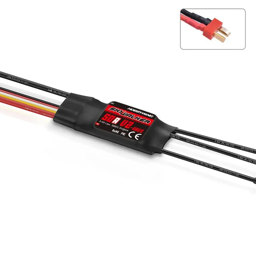 ตัวเลือกสินค้า มอเตอร์ไร้แปรงถ่าน 3536 1200KV พร้อม ESC 50A สำหรับโดรนและเครื่องบิน