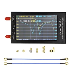 Analyseur de réseau vectoriel 4.3 nanovna f V2, S A A 2 pouces, antenne à ondes courtes HF VHF UHF, noir 