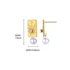Boucles d'oreilles circulaires pour femmes, Vintage, Punk, Baroque, perles, Clip d'oreille en acier inoxydable, bijoux pour femmes, Imitation de perles, cadeau Mujer