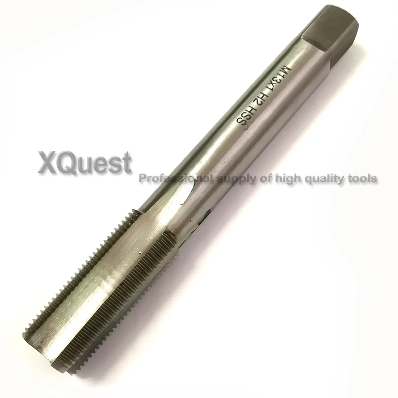 XQuest HSS Metric Left thread tap LH M13 M13X1.75 M13X1 Fine screw Thread tap Plug Straight Flute taps M13X1.5 M13X0.5 screw tap tap and die set tap wrench screw tap set hand tap and die set hand tap tool set hand tap tool