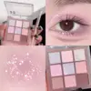 DIKALU New Shell Nine Color Eyeshadow Plate Powder Purple Low Saturation Earth Blush High Light Lying Silkworm Brightening Compr 1