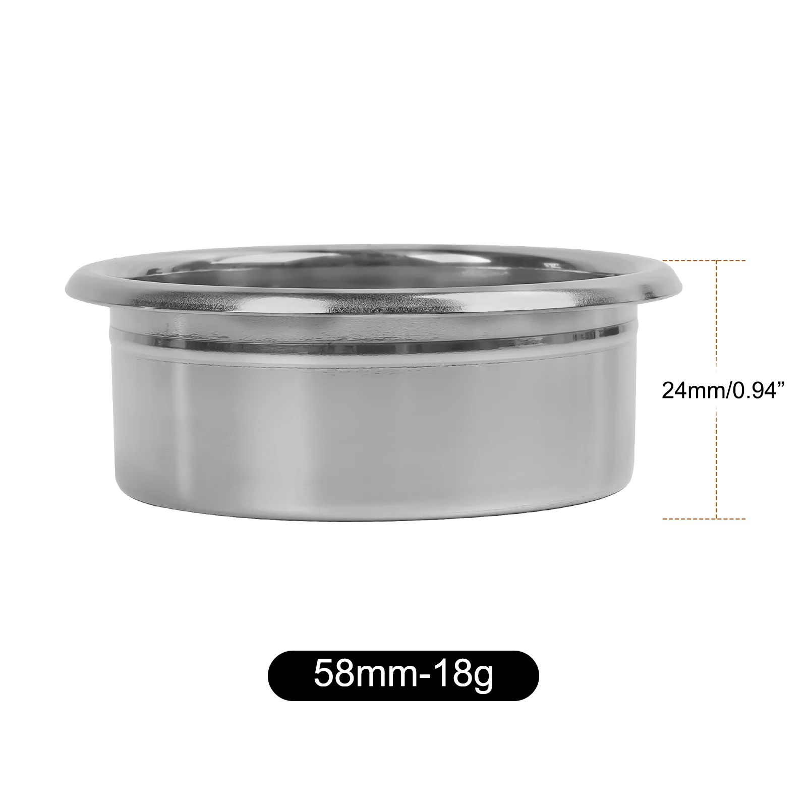 سلة فلتر القهوة الإسبريسو الدقيقة IKAPE الذهبية -...