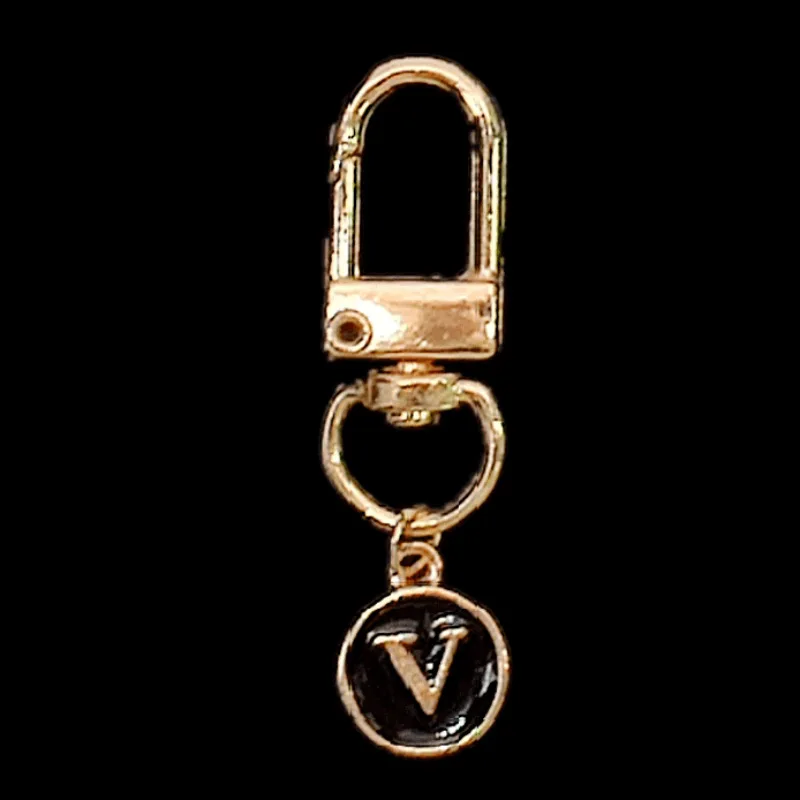 Modischer DIY A-Z Buchstaben-Schlüsselanhänger, süßer Liebes-Taschenanhänger, Schlüsselring, 26 Alphabet-Initialen-Anhänger, Metall-Accessoires, Geschenk – Detail 25