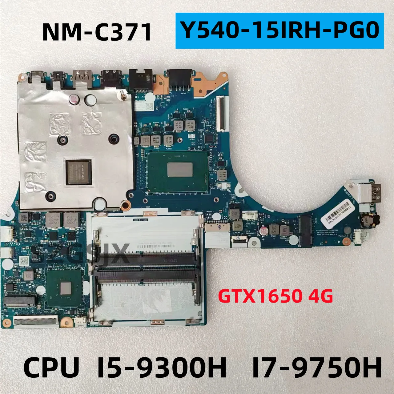 

For Lenovo Y540-15IRH-PG0 Notebook Computer Motherboard NM-C371, CPU i5, I7, GPU GTX1650 4G,