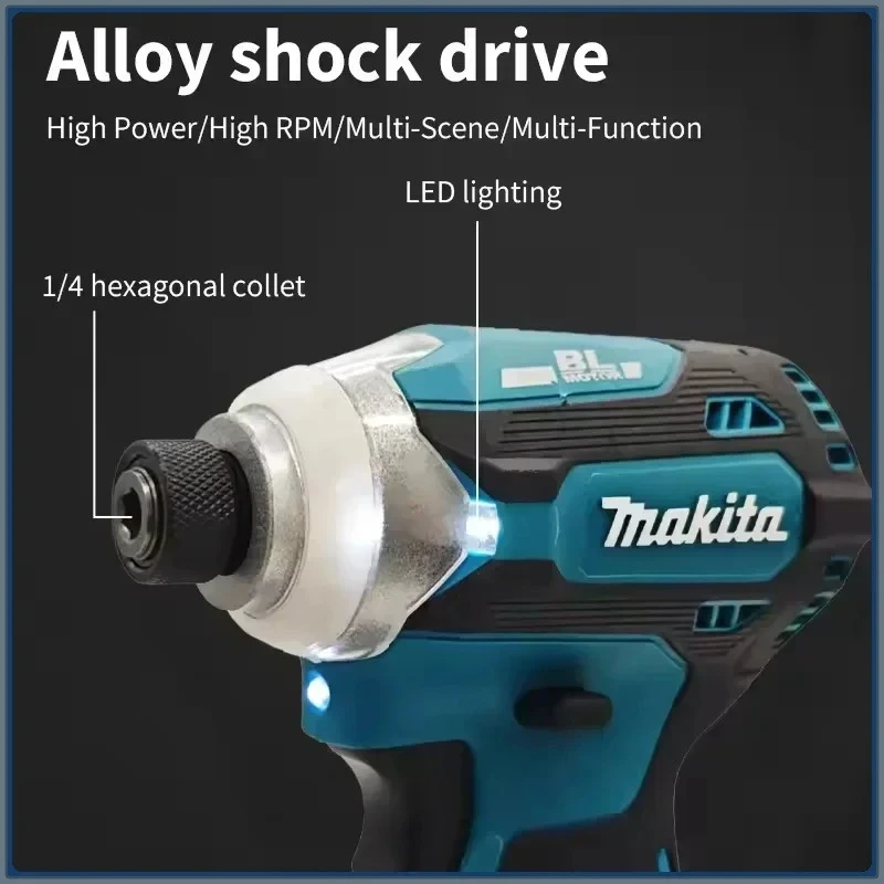 마키타 DTD171 임팩트 드라이버 무선 브러시리스 전동 드라이버 충전식 드릴 드라이버 전동 공구