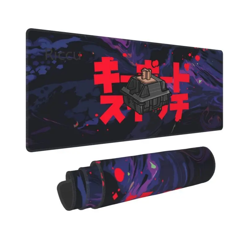 Blue Sushi Desk Mat - Non-Slip Rubber Mouse Pad and Gaming Accessory