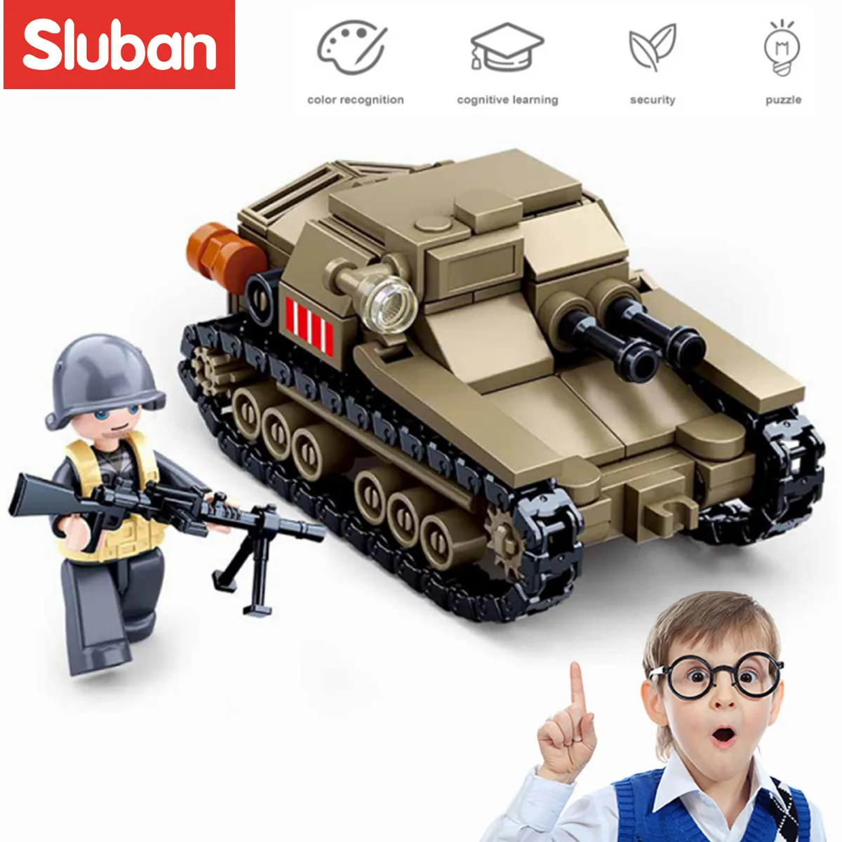 Lego Military Ww2 Lego Construction Ww2 Sluban Army Ww2 Tank