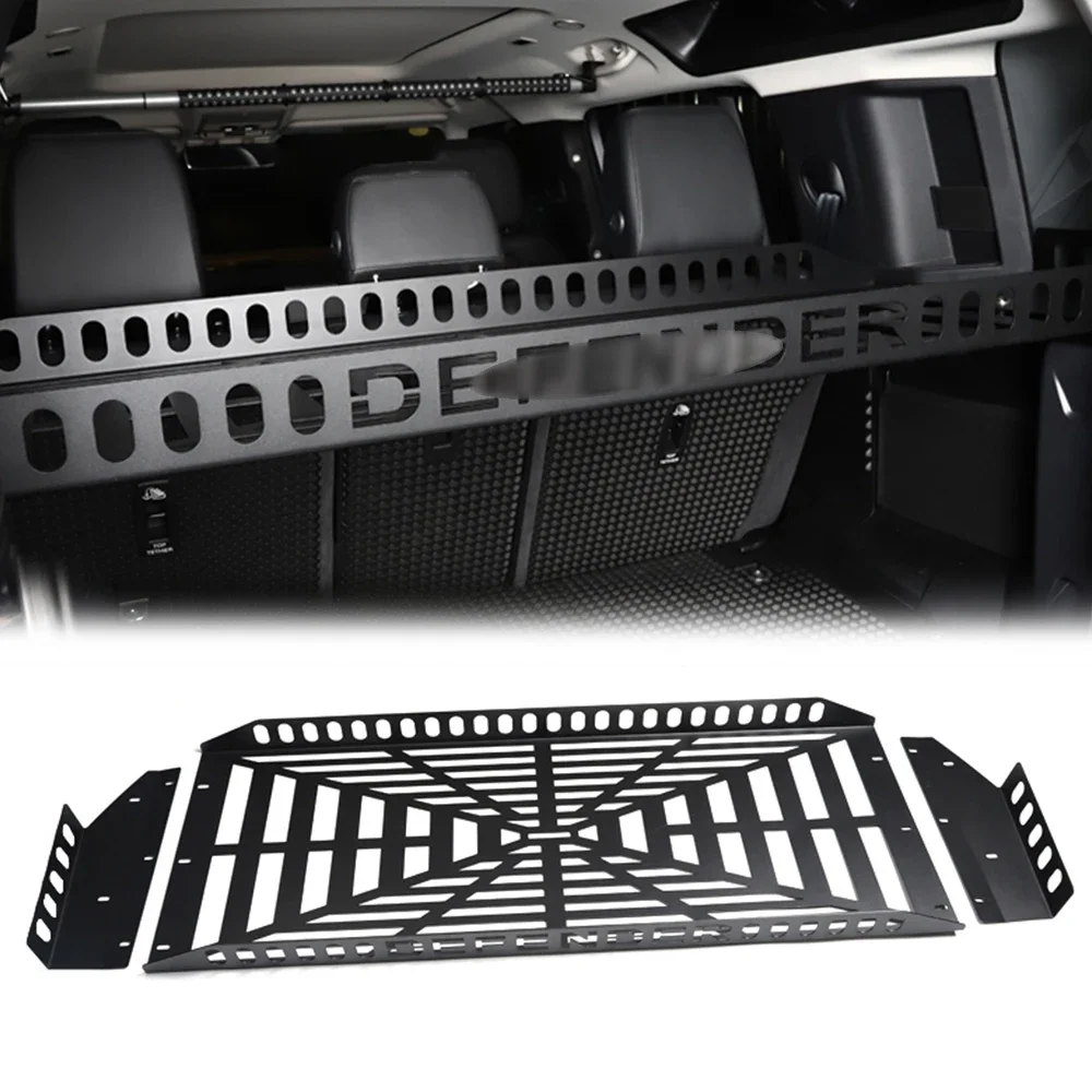 

Aluminum Car Trunk Luggage Storage Shelves Multifunctional Storage Pallet Rack For Land Rover Defender 2020 2022