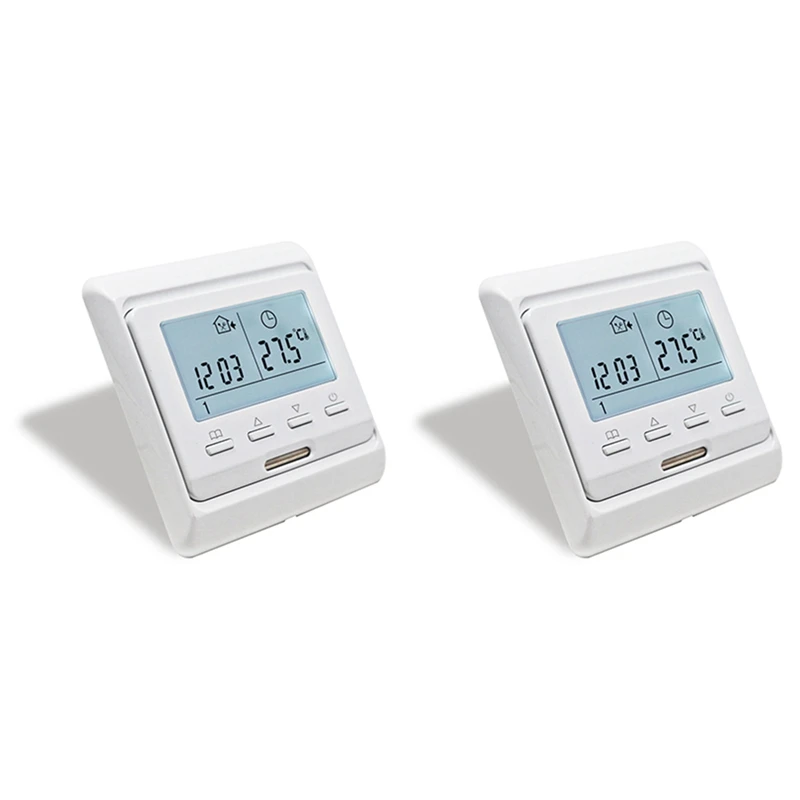 

Promotion! 2X 16A 230V LCD Programmable Warm Floor Heating Room Thermostat Thermoregulator Temperature Controller Manual Mechani