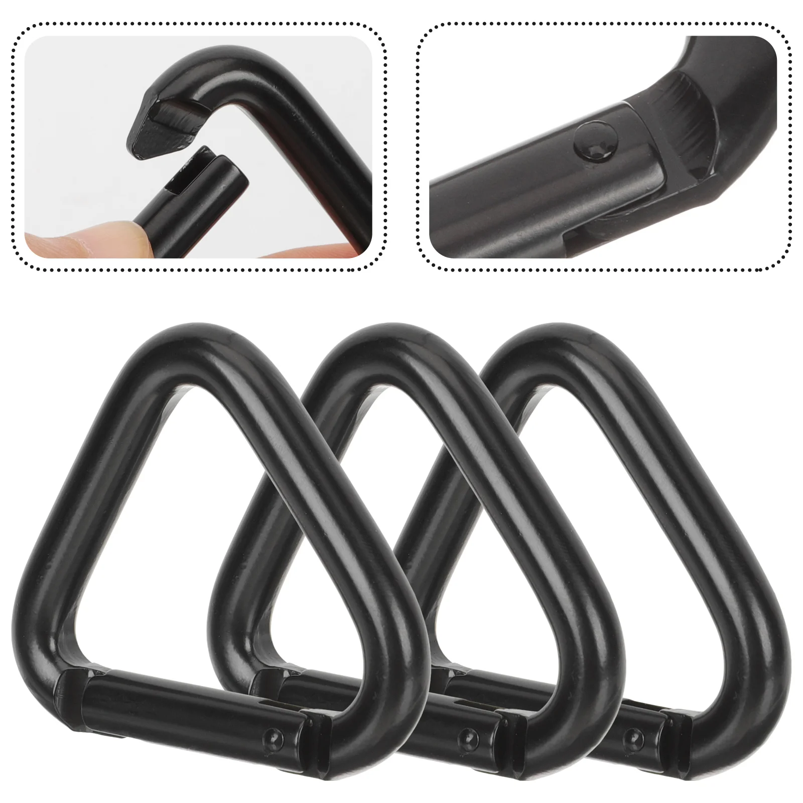 

Metal Carabiner Clip Mountain Climbing Buckle Aluminum Alloy Buckle Metal Carabiner Outdoor Mountaineering Latch Key Hook