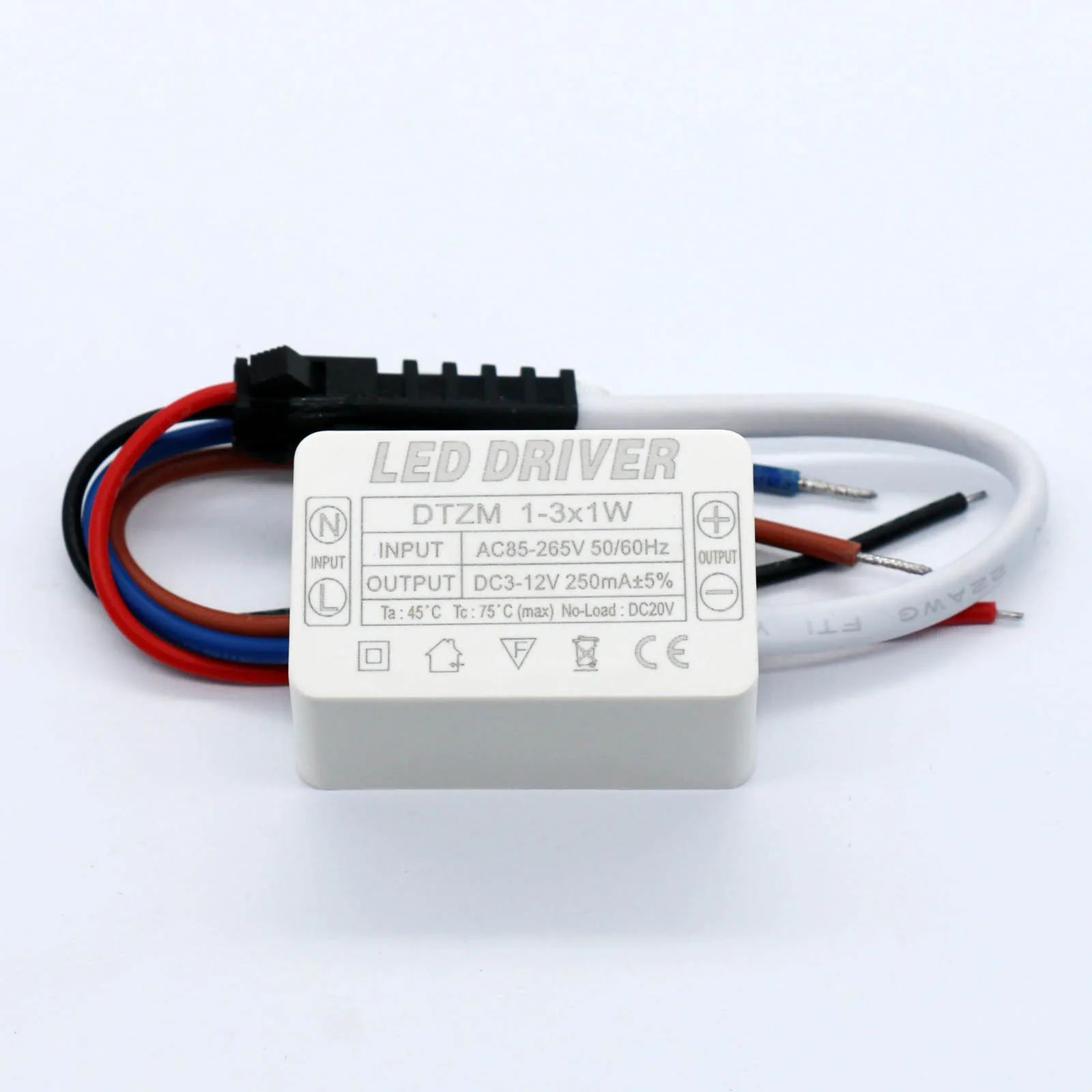 thumbnail image 2 of Compact LED Power Driver For Ceiling Lights - AC 85V-265V, Fits 1W-3W & 6W Lamps 2 of 13