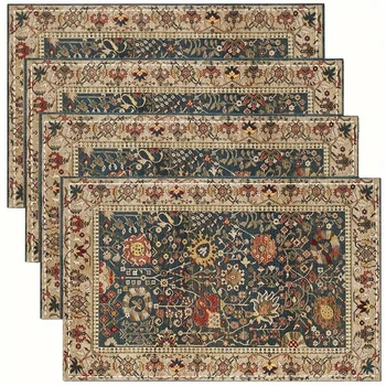 Bohemian Woven Placemats Set (4pcs) 1
