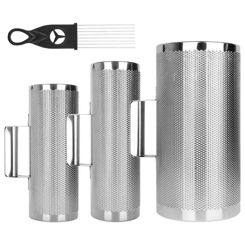 Musical Instruments Stainless Steel Guiro Instrument Set Scraper Sturdy Shaker Non Slip Handle musical percussion instrument metal guiro shaker