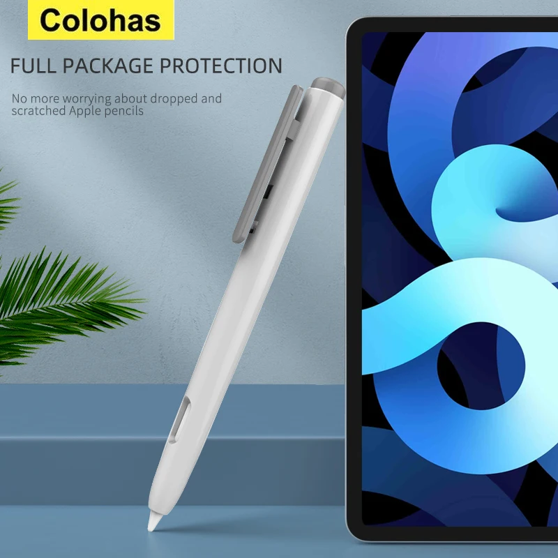 

Soft Silicone Pen Holder for Apple Pencil 2nd Generation Stylus Pen Cover for Apple Pencil 2 Gen Protective Case Accessories