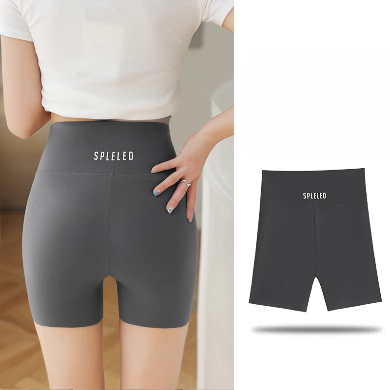 Shark Pants Women's Outer Wear Summer Thin Safety Pants Anti-light High Waist Abdomen and Hip Lift Barbie Yoga Leggings Shorts -